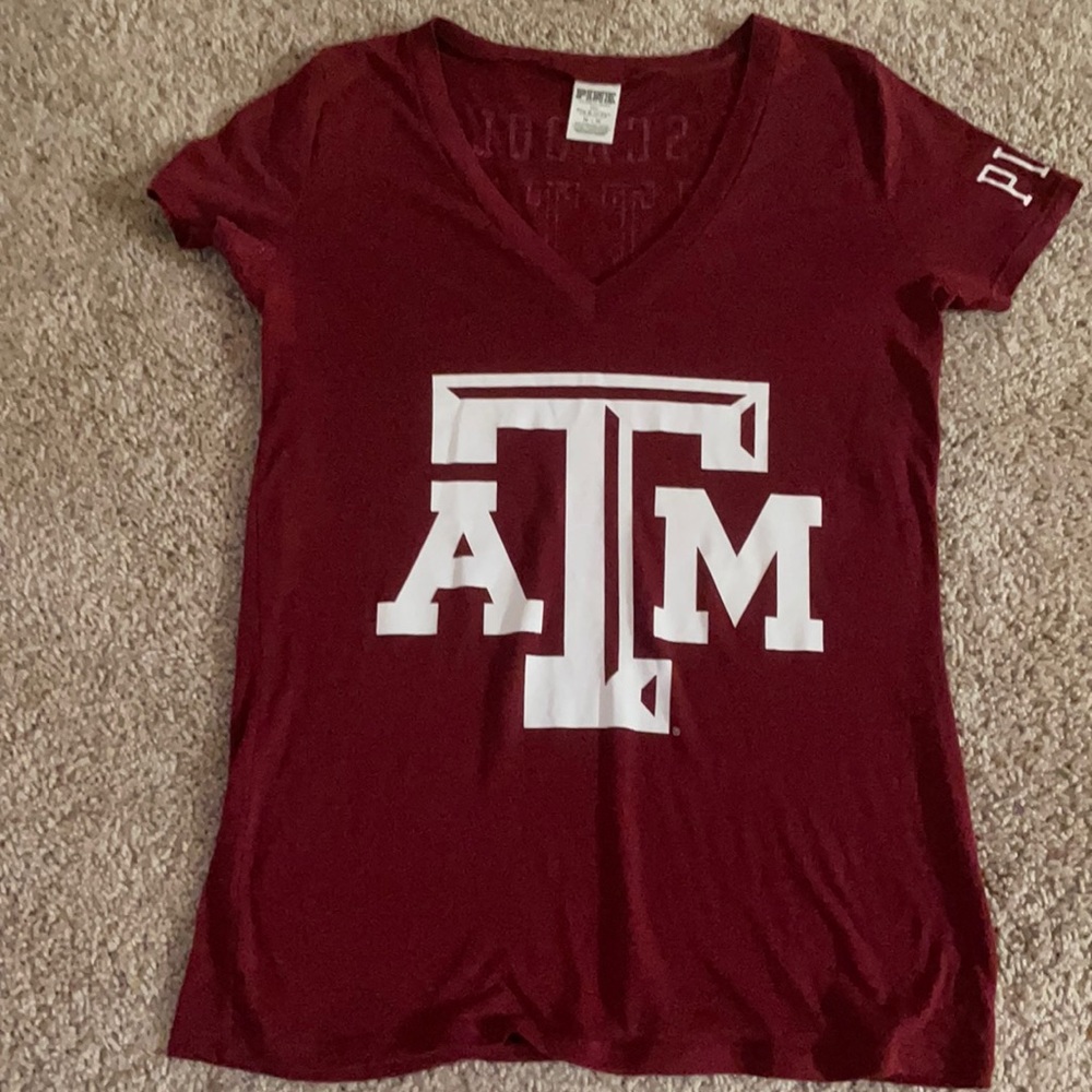 Vs PINK TEXAS A&M TEE